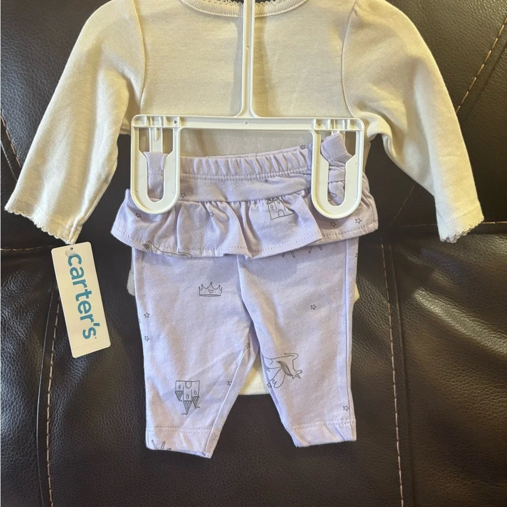 Carter's Cream Newborn Bodysuit